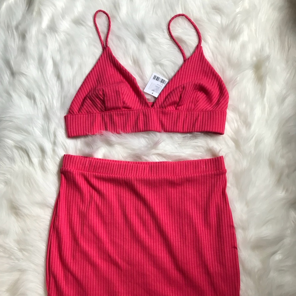 Large 2 piece skirt set by silence and noise
